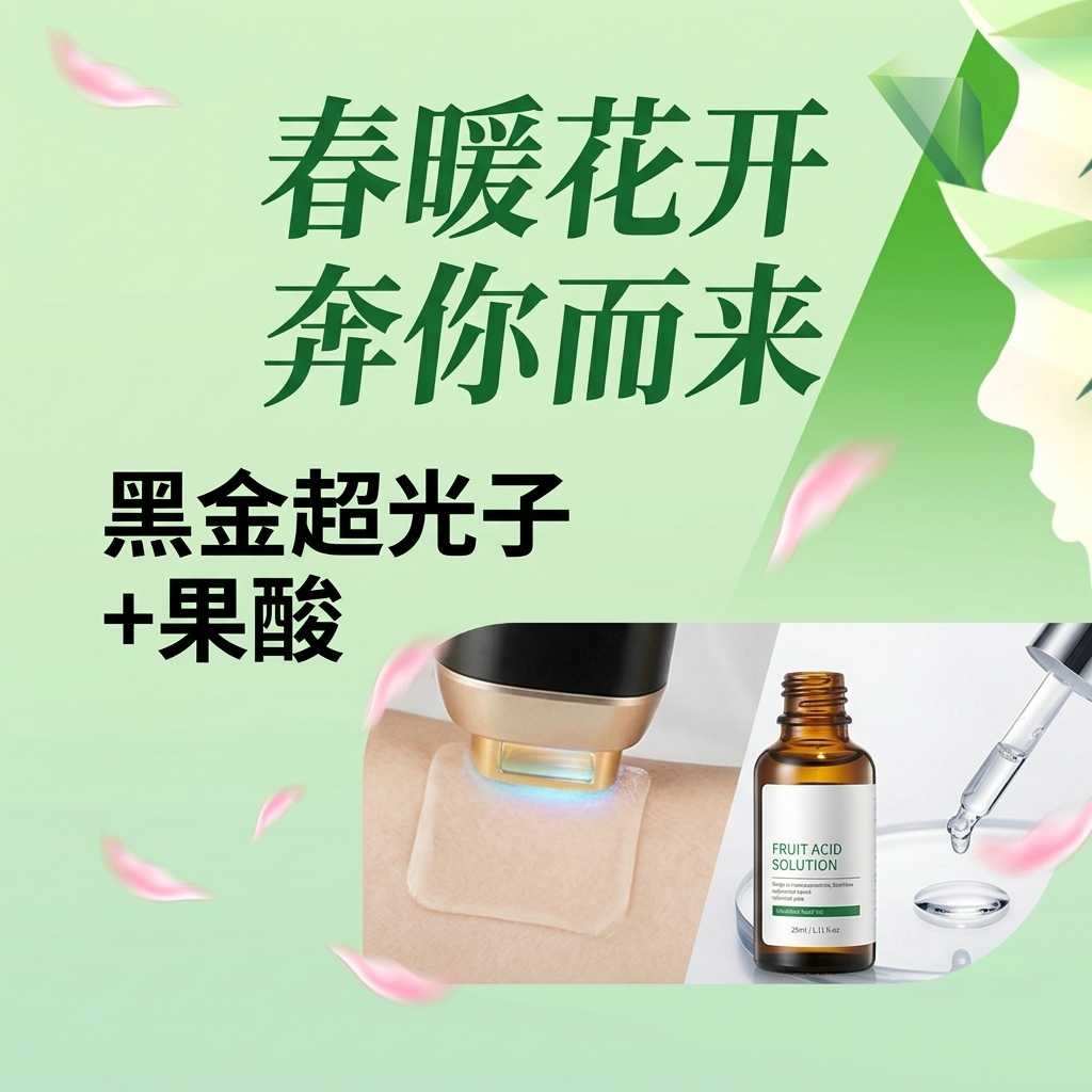 黑金超光子+果酸|疏通毛孔+提亮去黄