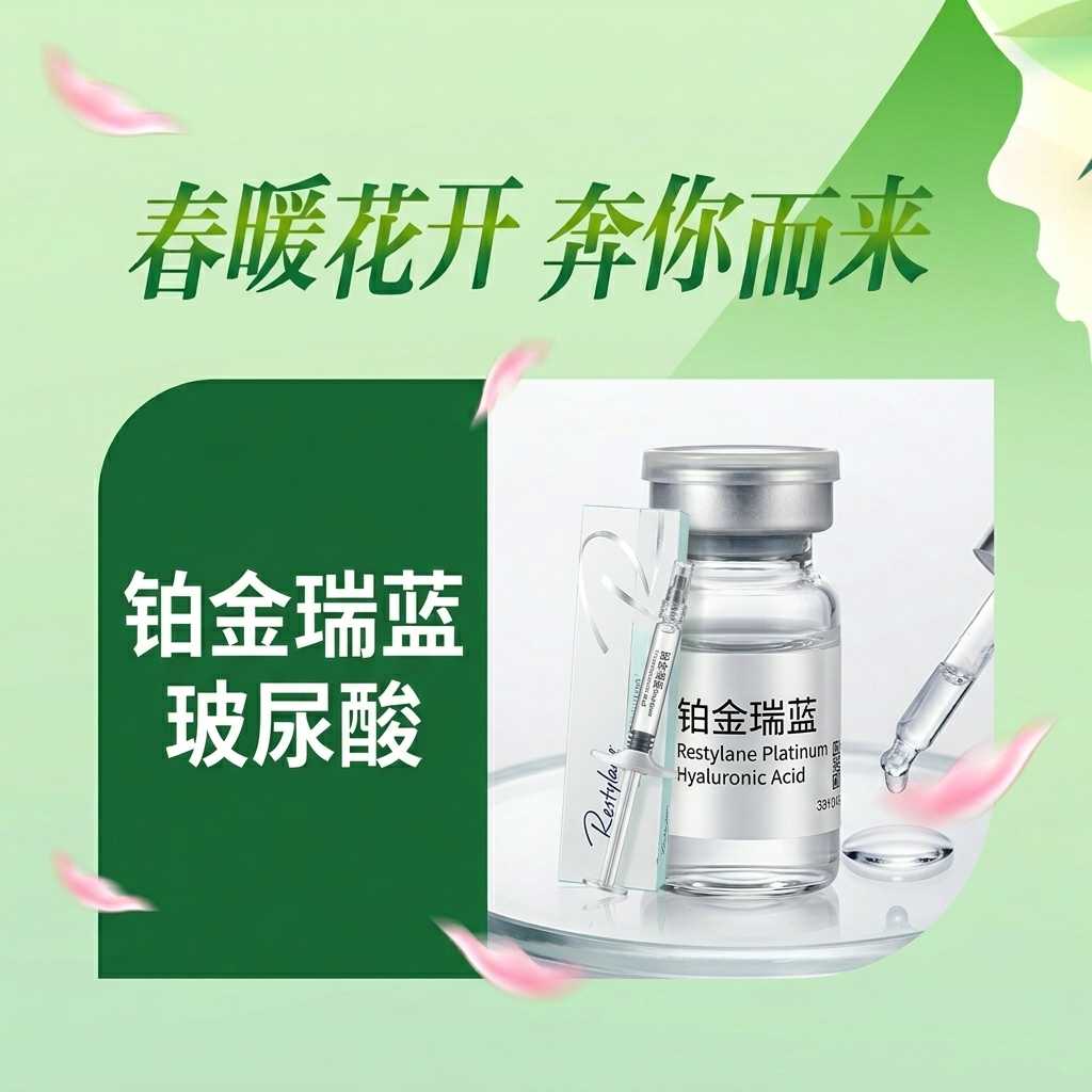 铂金瑞蓝玻尿酸|鼻基底填充+太阳穴填充+下颌缘提升
