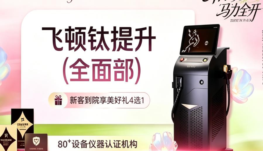 飞顿钛提升·全面部（额头+中面部+下颌缘·紧肤