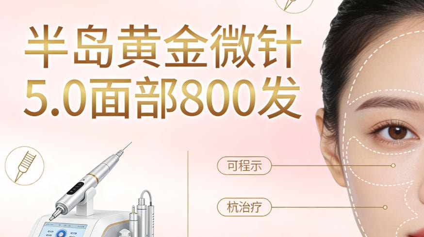 半岛黄金微针5.0面部800发