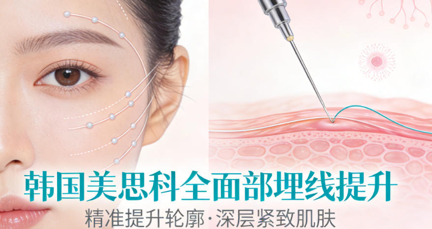 韩国美思科全面部埋线提升