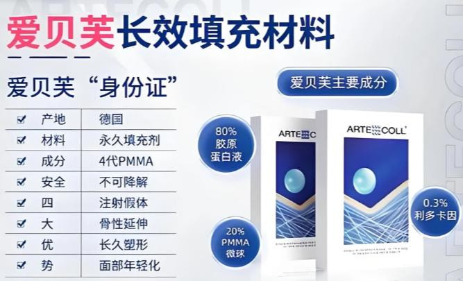 【爱贝芙注射|爱贝芙|0.5ml】胶原蛋白厂家授权 副主任医师 专车接待