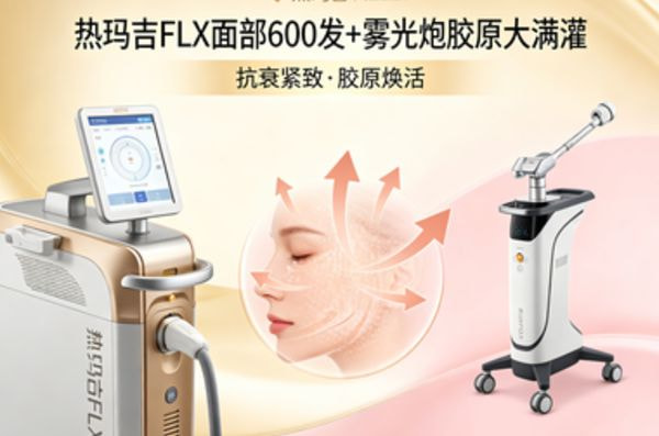 热玛吉FLX面部600发+雾光炮胶原大满灌