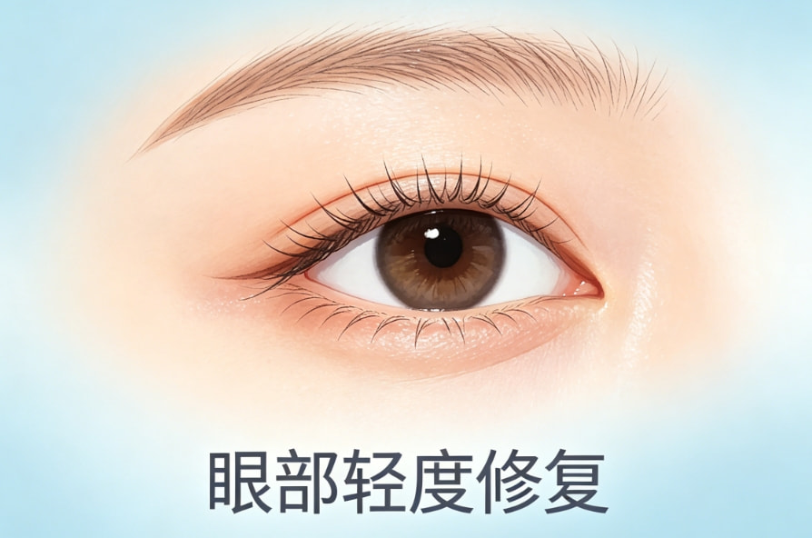 眼部轻度修复打造眼部流畅线条