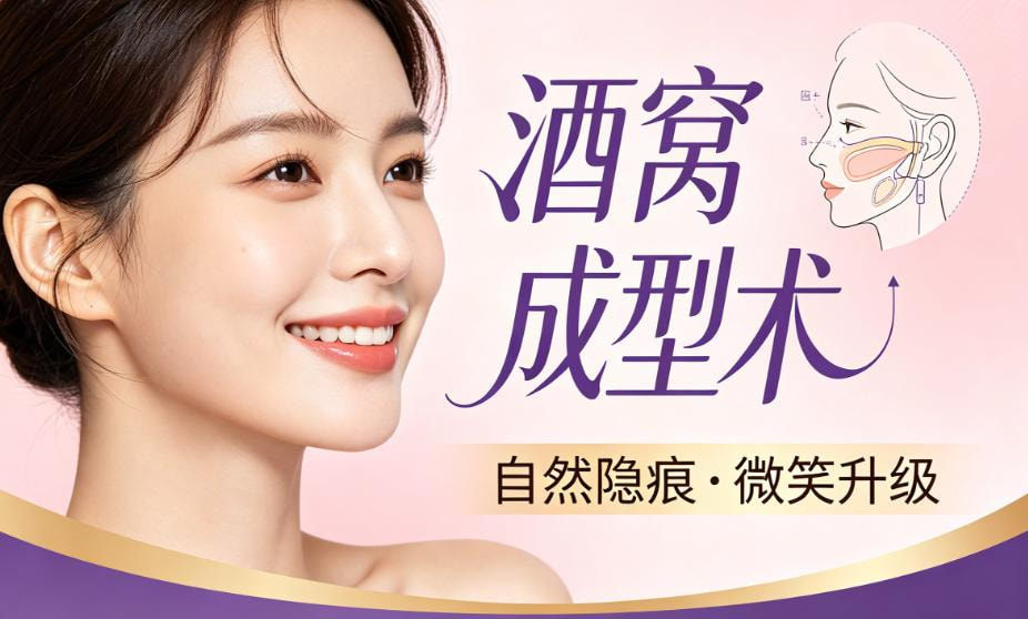 酒窝成形术单侧