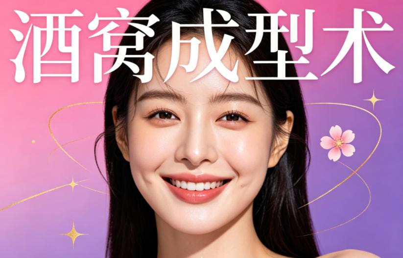 酒窝成形术单侧