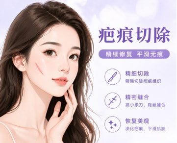 增生疤痕切除修复