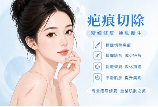增生疤痕切除修复