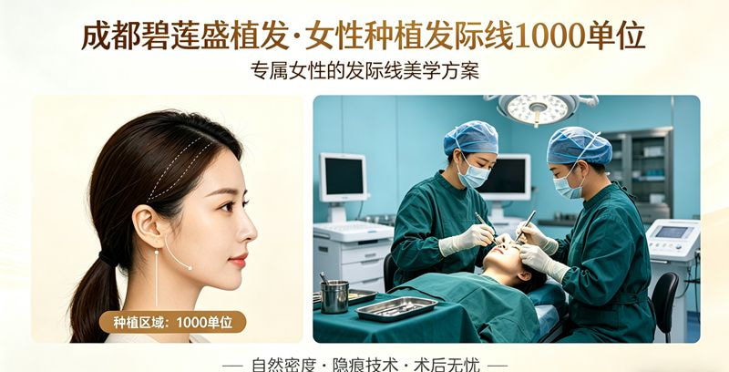 种植发际线1000单位