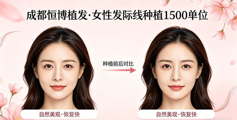 女性发际线种植1500单位