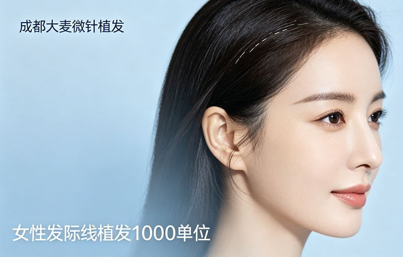 女性发际线植发1000单位