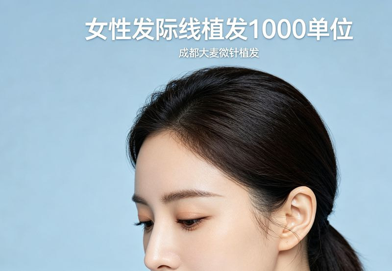 女性发际线植发1000单位