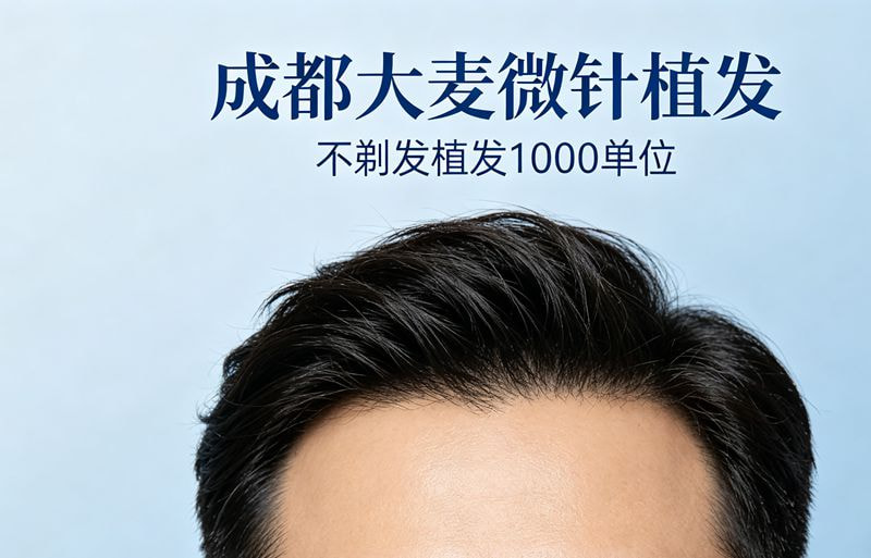 不剃发植发1000单位