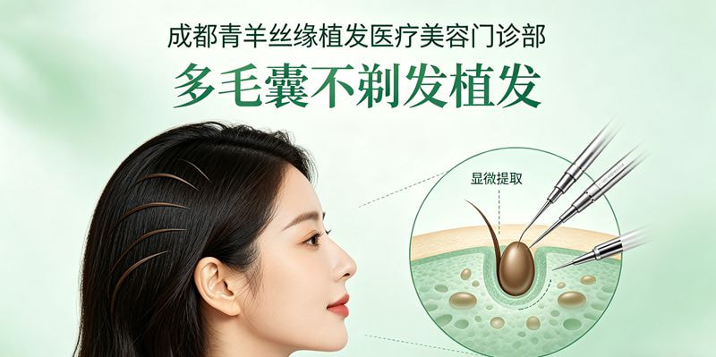 多毛囊不剃发植发