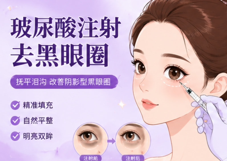 注射玻尿酸去黑眼圈