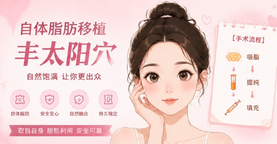 自体脂肪单部位太阳穴填充