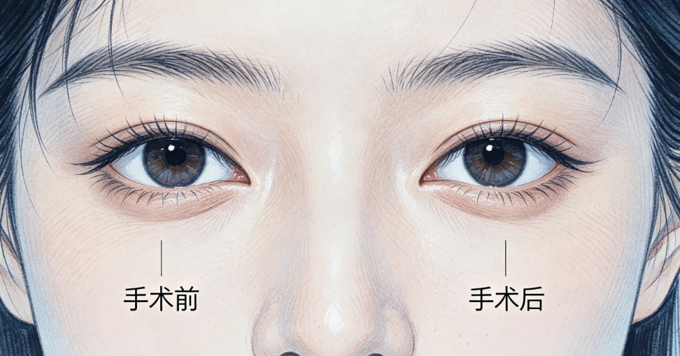开内眼角