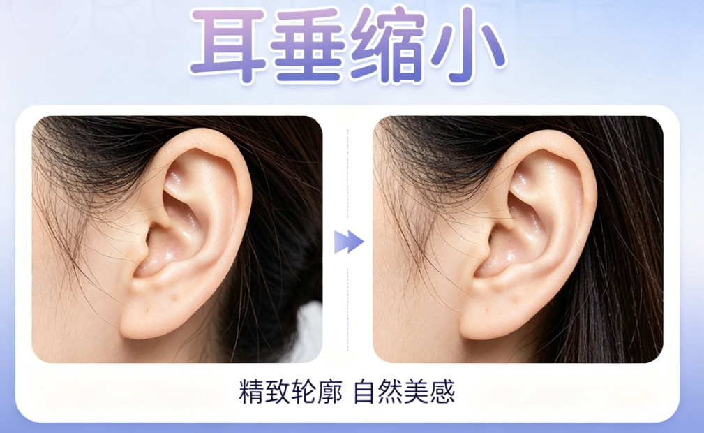 -单侧 颅耳角小/耳屏扁平/耳畸形/耳部整形