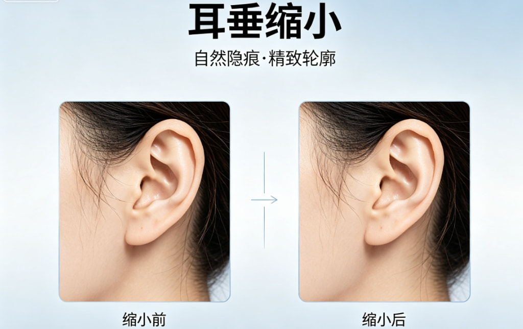 -单侧 颅耳角小/耳屏扁平/耳畸形/耳部整形