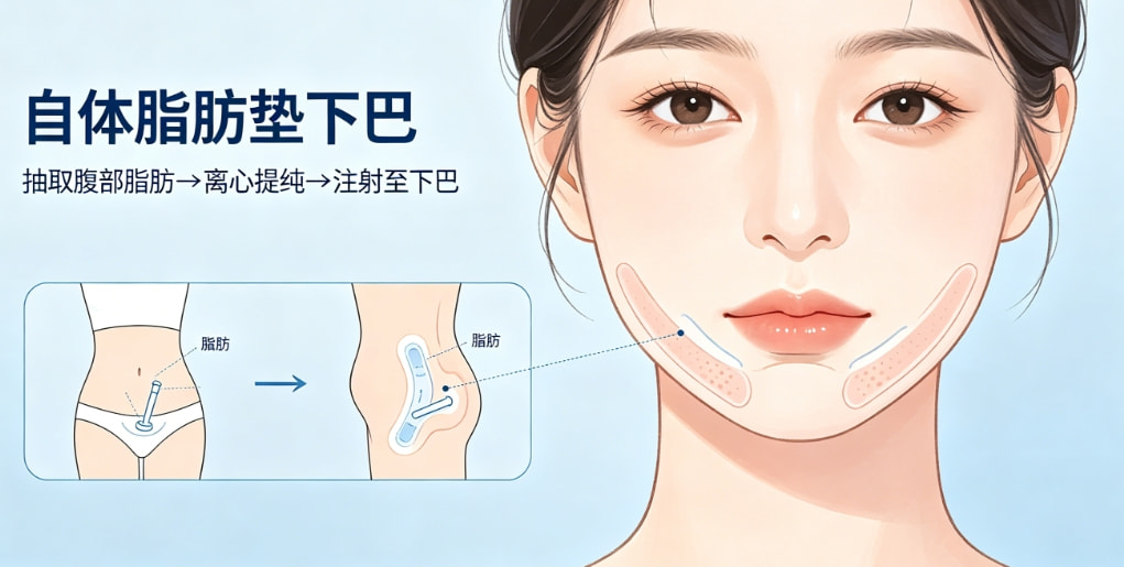 自体脂肪垫下巴