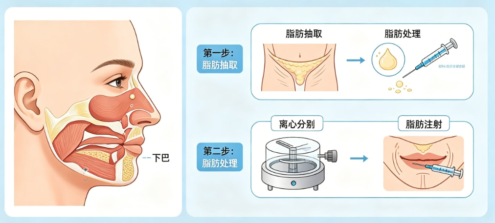 自体脂肪垫下巴