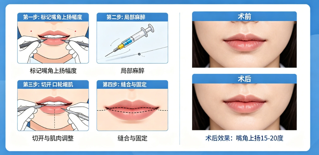 嘴角上扬