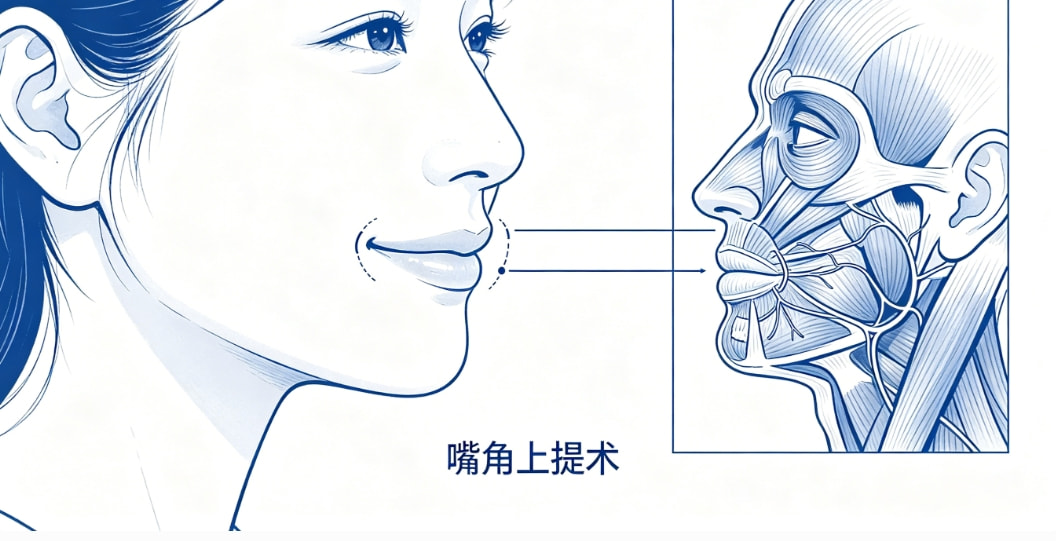 嘴角上扬