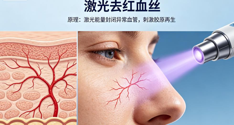 染料激光去红血丝