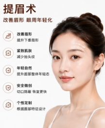 提眉/切眉 眼尾提升 改善眼部松弛赘皮 无隐形消费 异地报销路费