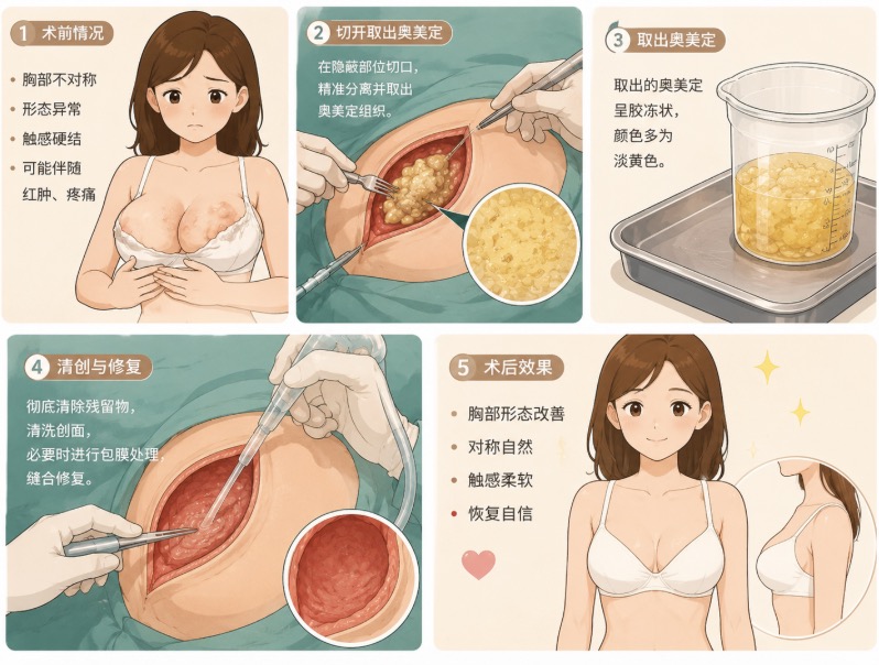 奥美定取出