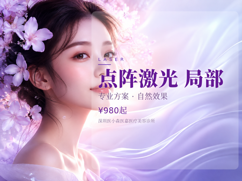 点阵激光 局部