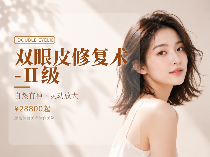 双眼皮修复术-Ⅱ级（含上睑下垂）