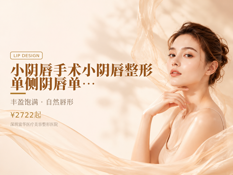小阴唇手术小阴唇整形 单侧(轻度)阴唇单侧外翻/不对称矫正