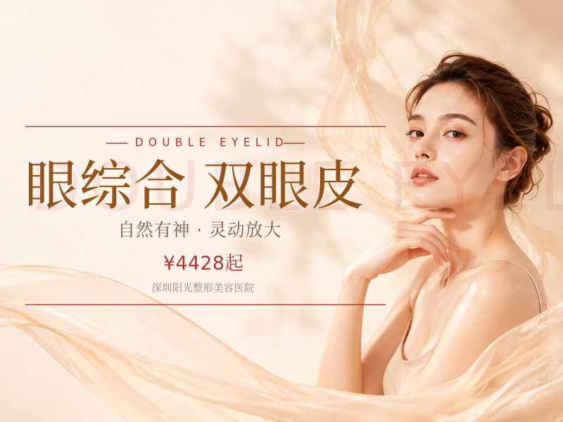 眼综合六项(切开双眼皮+开眼角+提肌+去皮+去...