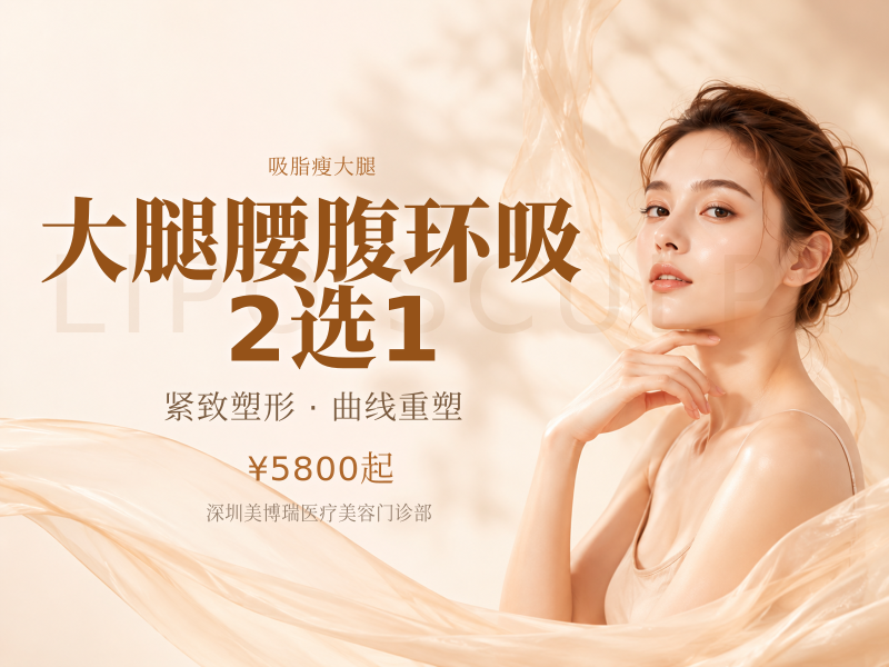 大腿/腰腹环吸 2选1