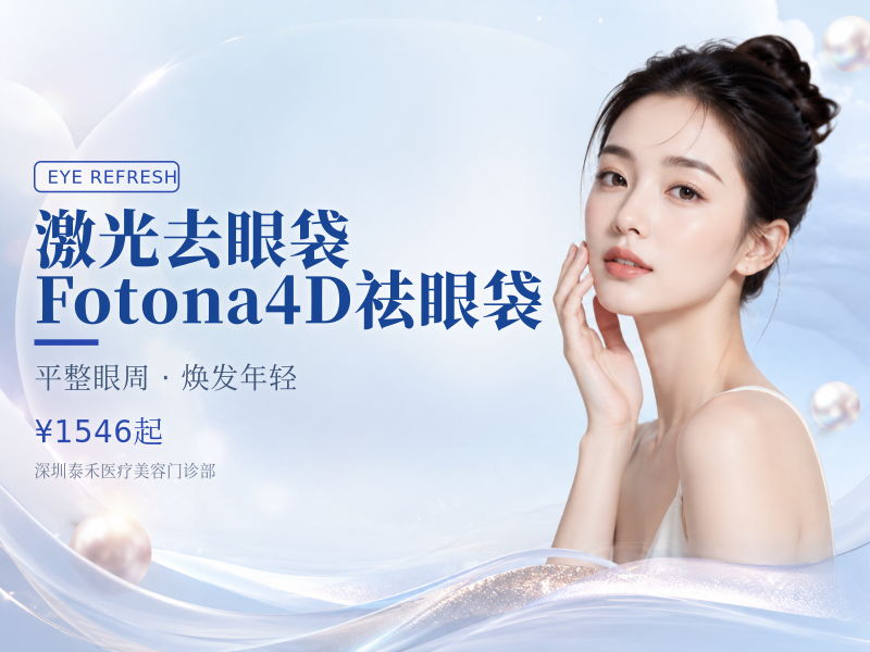 激光去眼袋Fotona4D祛眼袋