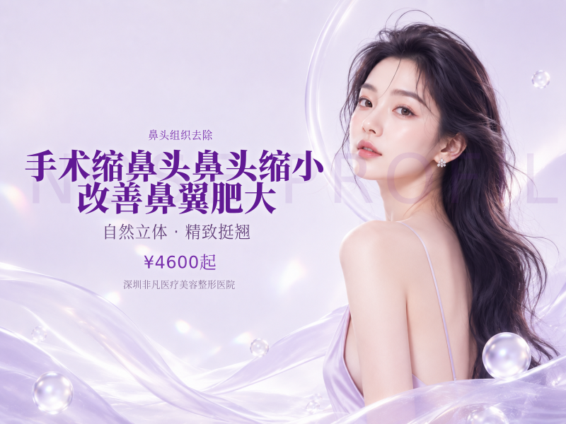 【手术缩鼻头】鼻头缩小 改善鼻翼肥大