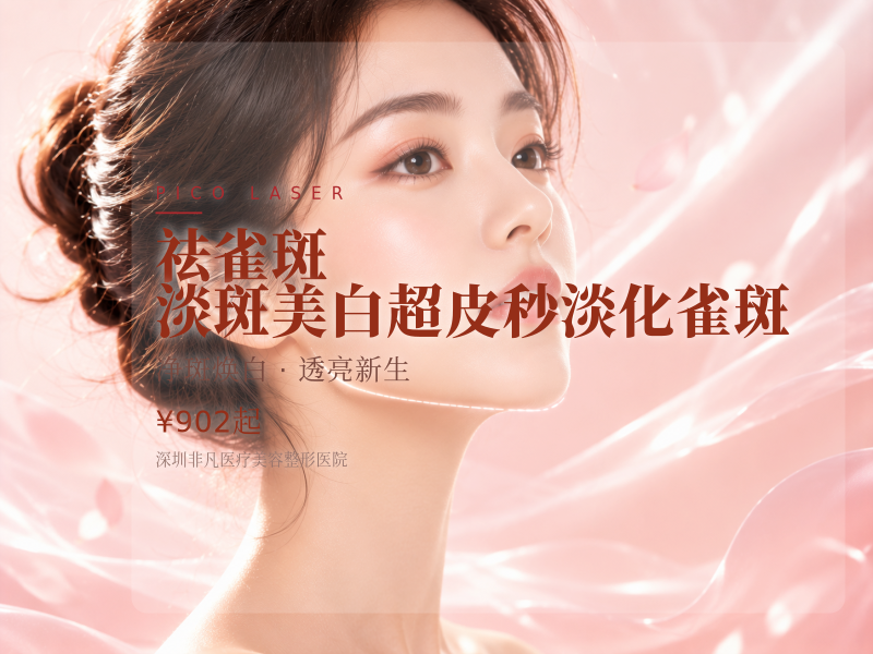 【祛雀斑】淡斑美白超皮秒淡化雀斑