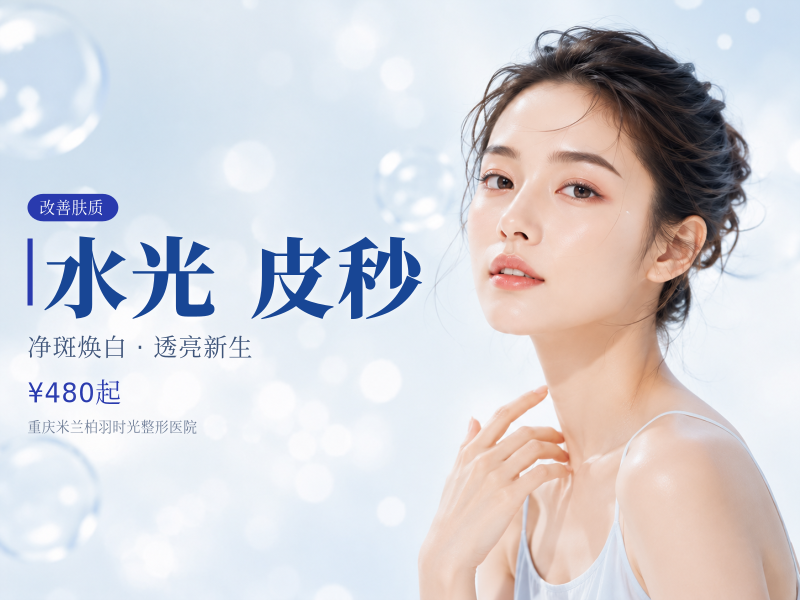 丝丽516水光+润致娃娃水光+皮秒激光改善肤质