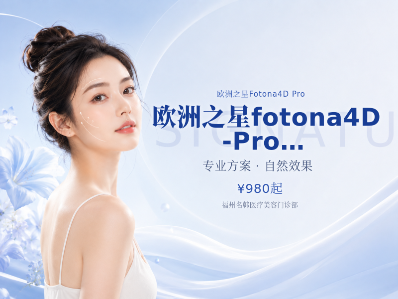 欧洲之星fotona4D-Pro单部位8选1