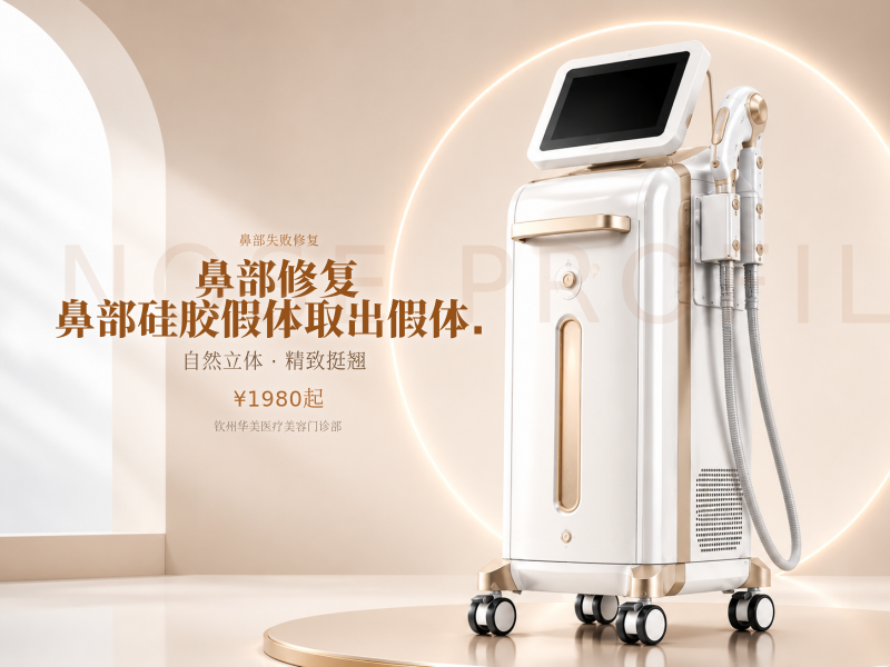 【鼻部修复】鼻部硅胶假体取出 假体.