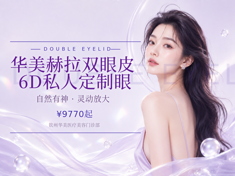 华美赫拉双眼皮【6D私人定制眼】