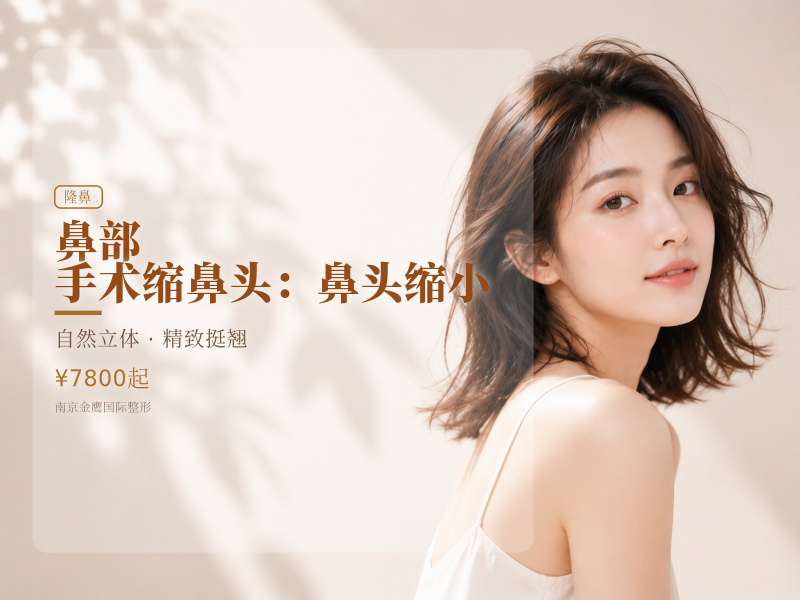 鼻部 手术缩鼻头：鼻头缩小