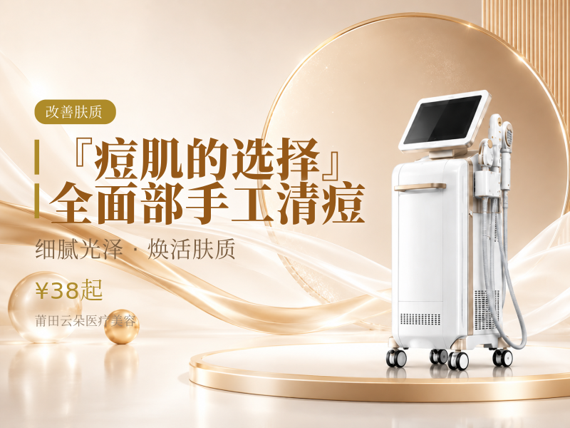 『痘肌的选择』全面部手工清痘