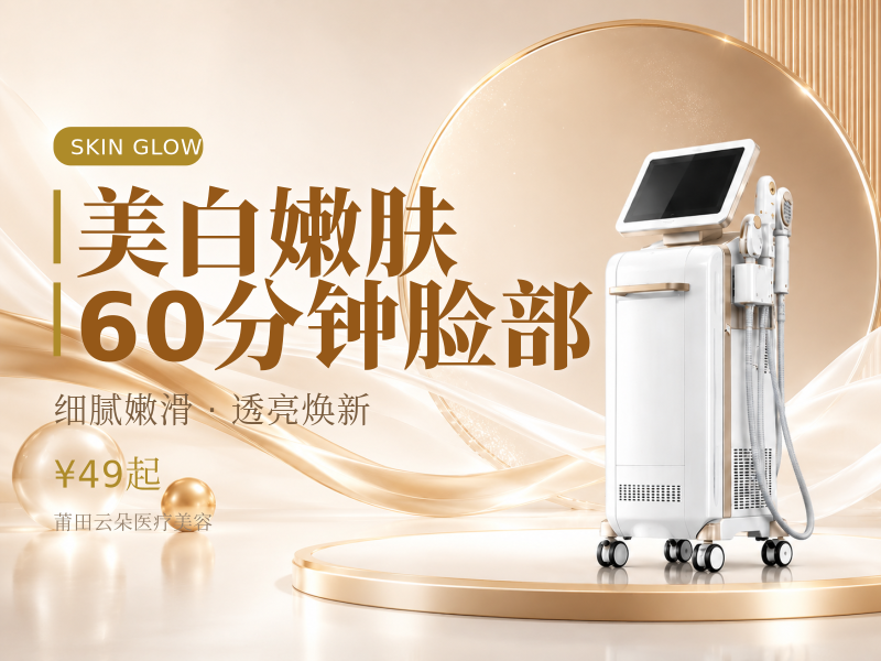 美白嫩肤｜60分钟｜脸部