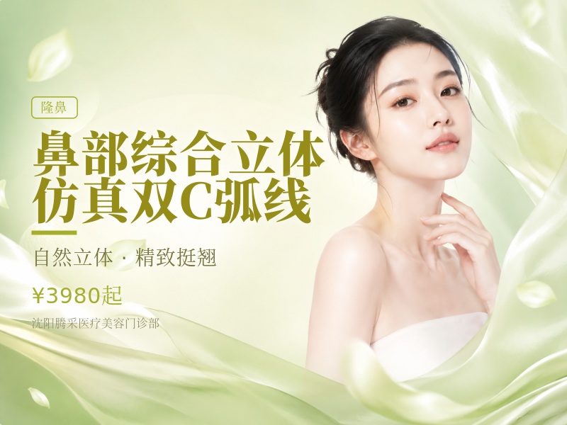 鼻部综合立体仿真双C弧线