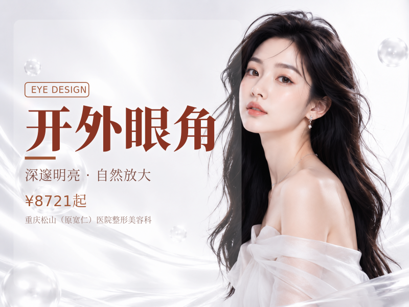 开外眼角