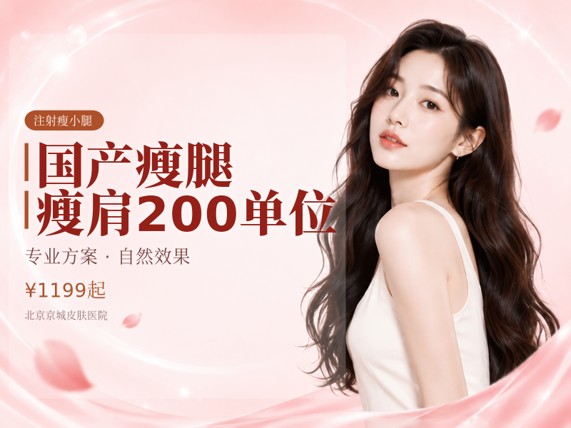 国产瘦腿 / 瘦肩 200 单位