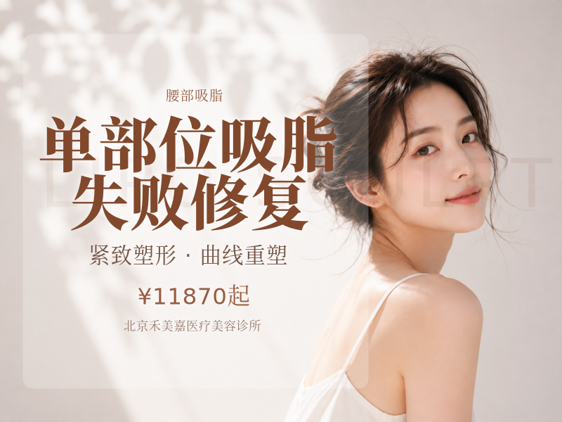 单部位吸脂失败修复