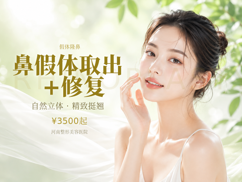 鼻假体取出+修复